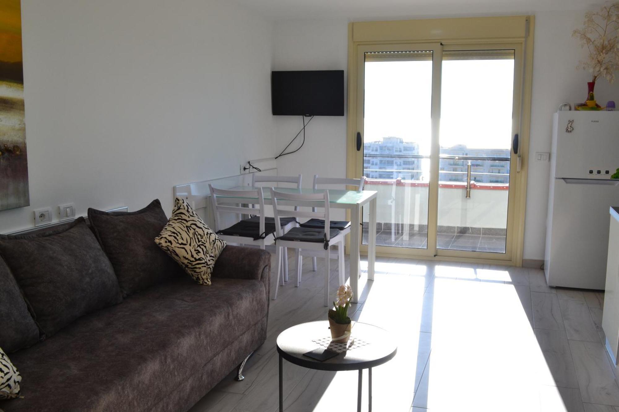 Seaview Penthouse Terrace & Garage Apartment Vlorë Exterior foto